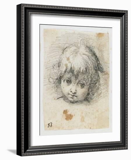 Portrait of a Child-Giuseppe Cesari-Framed Giclee Print