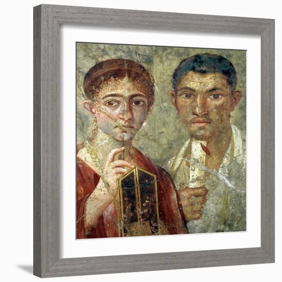 Portrait of a Couple, Thought to be Paquio Proculo and His Wife-null-Framed Giclee Print