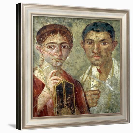 Portrait of a Couple, Thought to be Paquio Proculo and His Wife-null-Framed Giclee Print