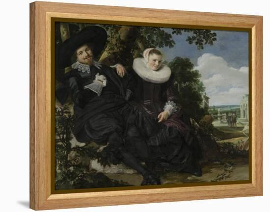Portrait of a Couple-Frans Hals-Framed Stretched Canvas