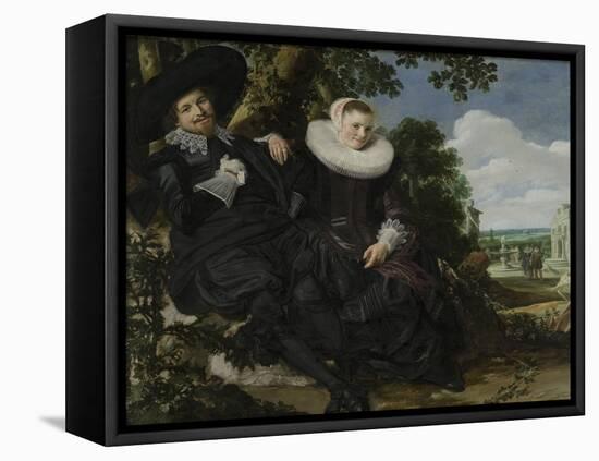 Portrait of a Couple-Frans Hals-Framed Stretched Canvas