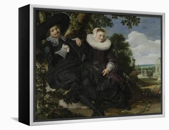 Portrait of a Couple-Frans Hals-Framed Stretched Canvas