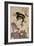 Portrait of a Courtesan Reading a Love Letter-Ioki Bunsai-Framed Giclee Print