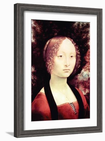 Portrait of a Dame-Leonardo da Vinci-Framed Art Print