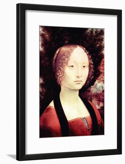 Portrait of a Dame-Leonardo da Vinci-Framed Art Print