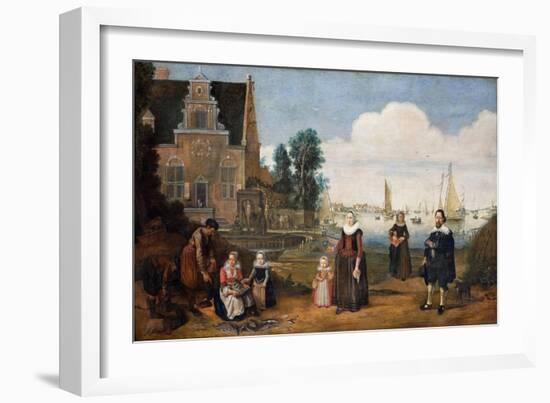 Portrait of a Family, First Third of 17th C-Arent Arentsz-Framed Giclee Print