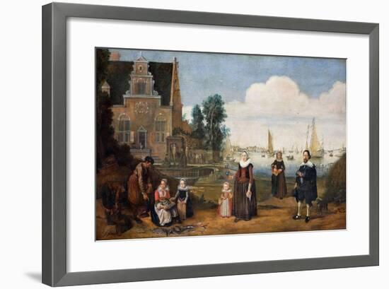 Portrait of a Family, First Third of 17th C-Arent Arentsz-Framed Giclee Print