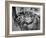 Portrait of a Family of Tuscan Tennat Farmers Sitting around Dinner Table-Alfred Eisenstaedt-Framed Photographic Print