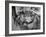 Portrait of a Family of Tuscan Tennat Farmers Sitting around Dinner Table-Alfred Eisenstaedt-Framed Photographic Print