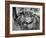 Portrait of a Family of Tuscan Tennat Farmers Sitting around Dinner Table-Alfred Eisenstaedt-Framed Photographic Print