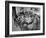 Portrait of a Family of Tuscan Tennat Farmers Sitting around Dinner Table-Alfred Eisenstaedt-Framed Photographic Print