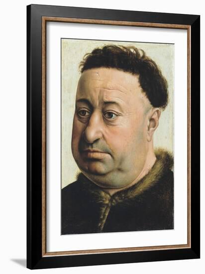 Portrait of a Fat Man-Robert Campin-Framed Giclee Print