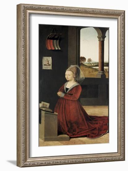 Portrait of a Female Donor-Petrus Christus-Framed Giclee Print