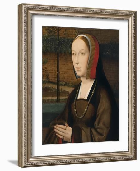 Portrait of a Female Donor-Jan Provost-Framed Giclee Print