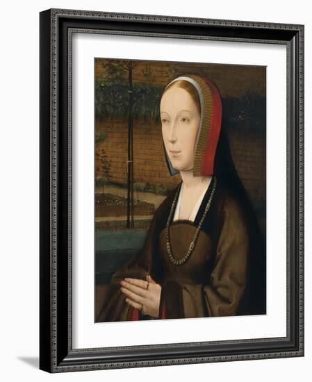 Portrait of a Female Donor-Jan Provost-Framed Giclee Print