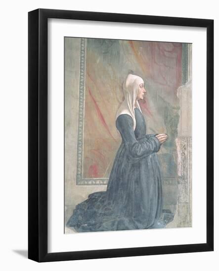 Portrait of a Female Member of the Sassetti Family-Domenico Ghirlandaio-Framed Giclee Print