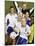 Portrait of a Female Soccer Team-null-Mounted Photographic Print