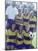 Portrait of a Female Soccer Team-null-Mounted Photographic Print