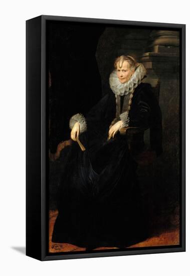 Portrait of a Genovese Lady, C. 1621-Sir Anthony Van Dyck-Framed Premier Image Canvas