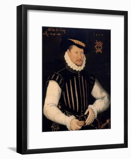 Portrait of a Gentleman, 1575-Cornelis Ketel-Framed Giclee Print