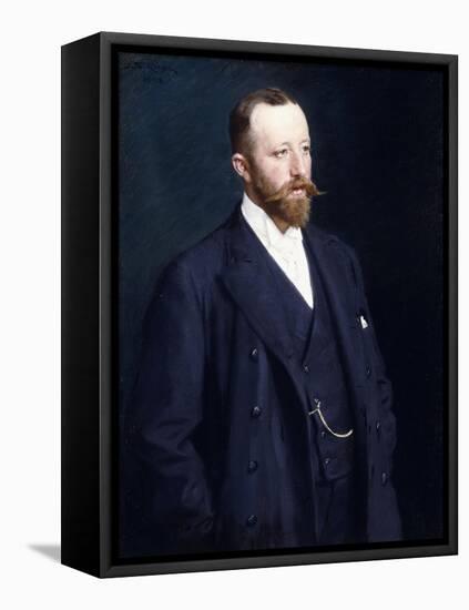 Portrait of a Gentleman, 1898-Peder Severin Kröyer-Framed Premier Image Canvas