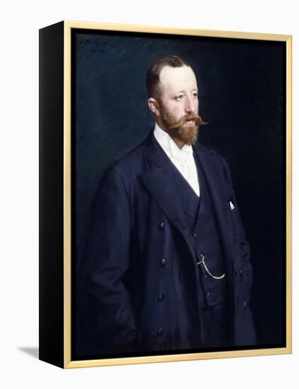 Portrait of a Gentleman, 1898-Peder Severin Kröyer-Framed Premier Image Canvas