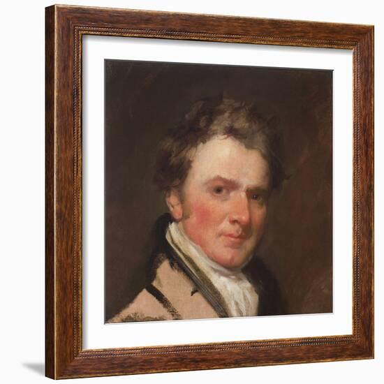 Portrait of a Gentleman, C.1810 (Oil on Canvas)-Gilbert Stuart-Framed Giclee Print