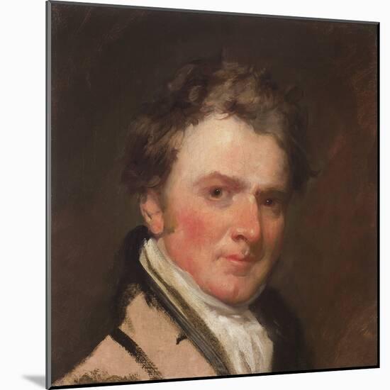 Portrait of a Gentleman, C.1810 (Oil on Canvas)-Gilbert Stuart-Mounted Giclee Print