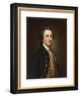 Portrait of a Gentleman, in a Blue Coat with a White Gold-Embroidered Waistcoat-Francis Cotes-Framed Giclee Print