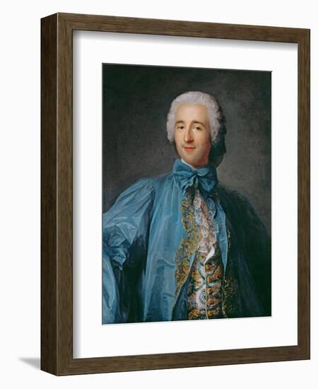 Portrait of a Gentleman in a Blue Coat-Jean-Marc Nattier-Framed Giclee Print