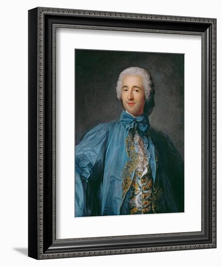 Portrait of a Gentleman in a Blue Coat-Jean-Marc Nattier-Framed Giclee Print