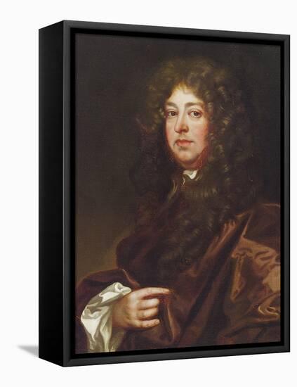 Portrait of a Gentleman in a Brown Robe-Sir Peter Lely-Framed Premier Image Canvas