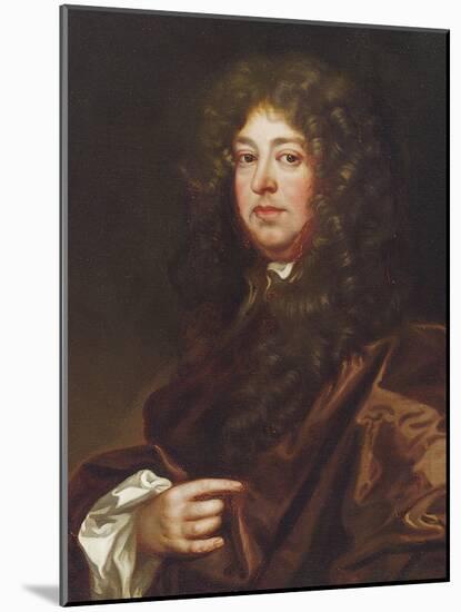 Portrait of a Gentleman in a Brown Robe-Sir Peter Lely-Mounted Giclee Print