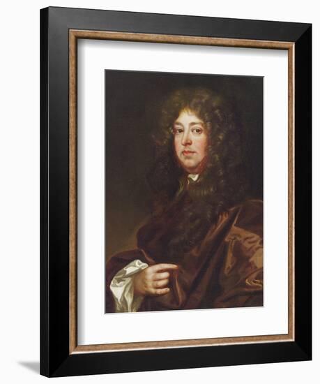 Portrait of a Gentleman in a Brown Robe-Sir Peter Lely-Framed Giclee Print