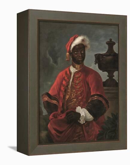 Portrait of a Gentleman in Livery (Oil on Canvas)-Godfrey (follower of) Kneller-Framed Premier Image Canvas