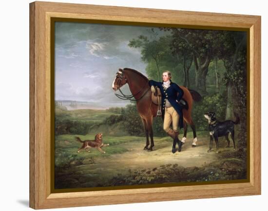 Portrait of a Gentleman, Probably George Hay, 7th Marquess of Tweeddale (1753-1804) C.1790-Alexander Nasmyth-Framed Premier Image Canvas