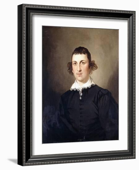 Portrait of a Gentleman, Probably Mr. Lyte, in Black Van Dyke Costume, 1769-Tilly Kettle-Framed Giclee Print