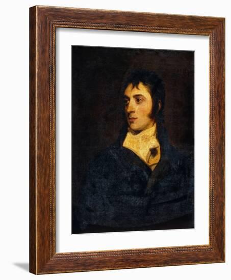 Portrait of a Gentleman, probably the Hon. William Lamb, 2nd Viscount Melbourne (1779-1848)-Thomas Lawrence-Framed Giclee Print