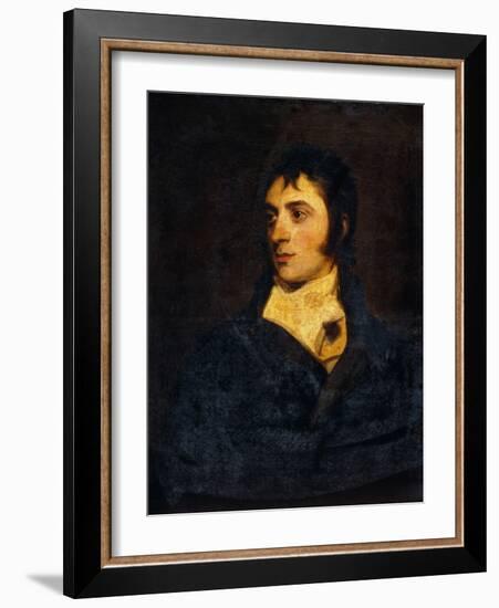 Portrait of a Gentleman, probably the Hon. William Lamb, 2nd Viscount Melbourne (1779-1848)-Thomas Lawrence-Framed Giclee Print