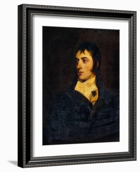 Portrait of a Gentleman, probably the Hon. William Lamb, 2nd Viscount Melbourne (1779-1848)-Thomas Lawrence-Framed Giclee Print