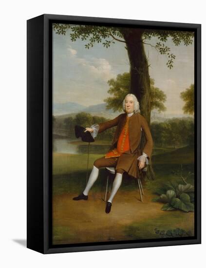 Portrait of a Gentleman Seated-Arthur Devis-Framed Premier Image Canvas