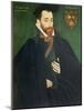 Portrait of a Gentleman, Traditionally Called a Member of the Dacre Family, 1571-George Gower-Mounted Giclee Print