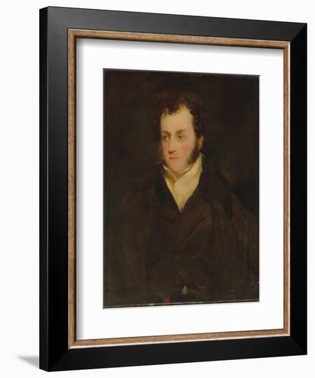 Portrait of a Gentleman, Traditionally Identified as Lancelot Archer-Burton-John Constable-Framed Giclee Print