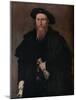 'Portrait of a gentleman with gloves', c1543-Lorenzo Lotto-Mounted Giclee Print