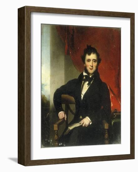 Portrait of a Gentleman-George Chinnery-Framed Giclee Print