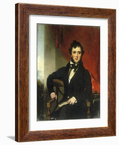 Portrait of a Gentleman-George Chinnery-Framed Giclee Print