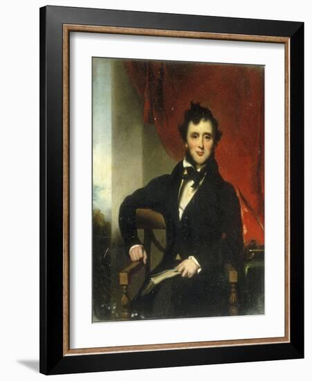 Portrait of a Gentleman-George Chinnery-Framed Giclee Print