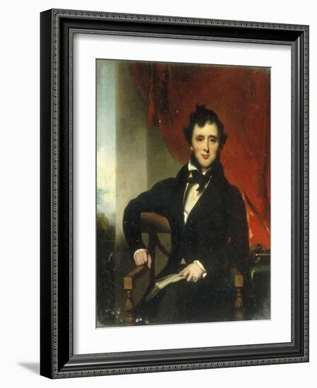 Portrait of a Gentleman-George Chinnery-Framed Giclee Print