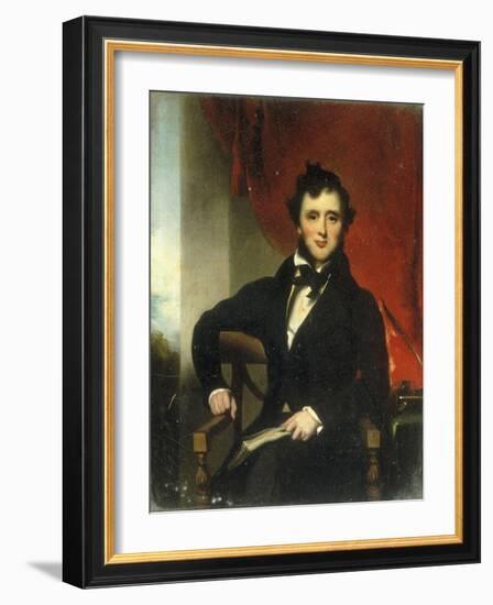 Portrait of a Gentleman-George Chinnery-Framed Giclee Print