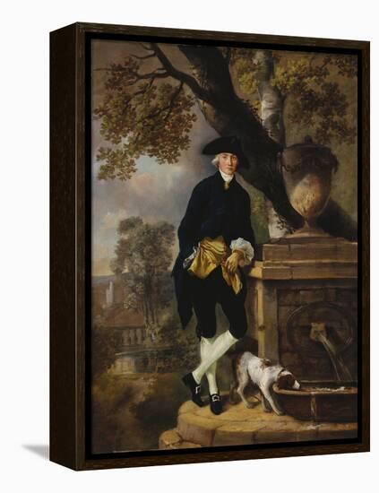 Portrait of a Gentleman-Thomas Gainsborough-Framed Premier Image Canvas